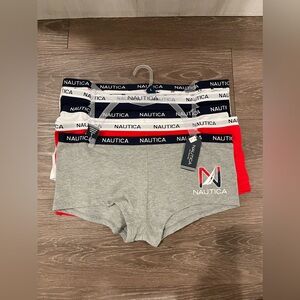 Nautica Womens 5pk. Boyshorts Waistband Panties